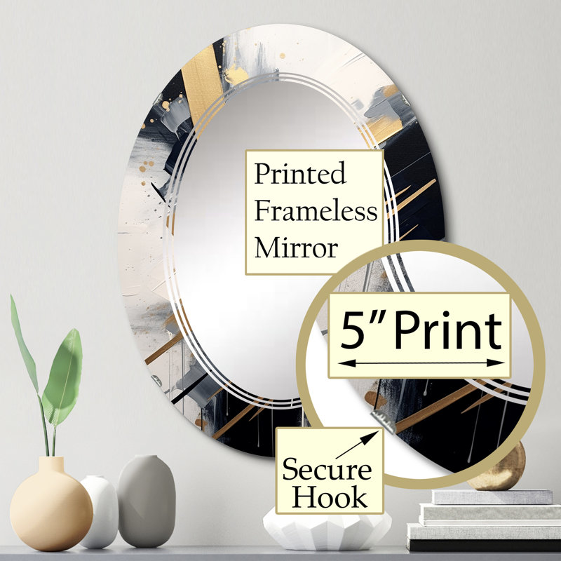 Miroir mural Zihang, 30 po x 20 po