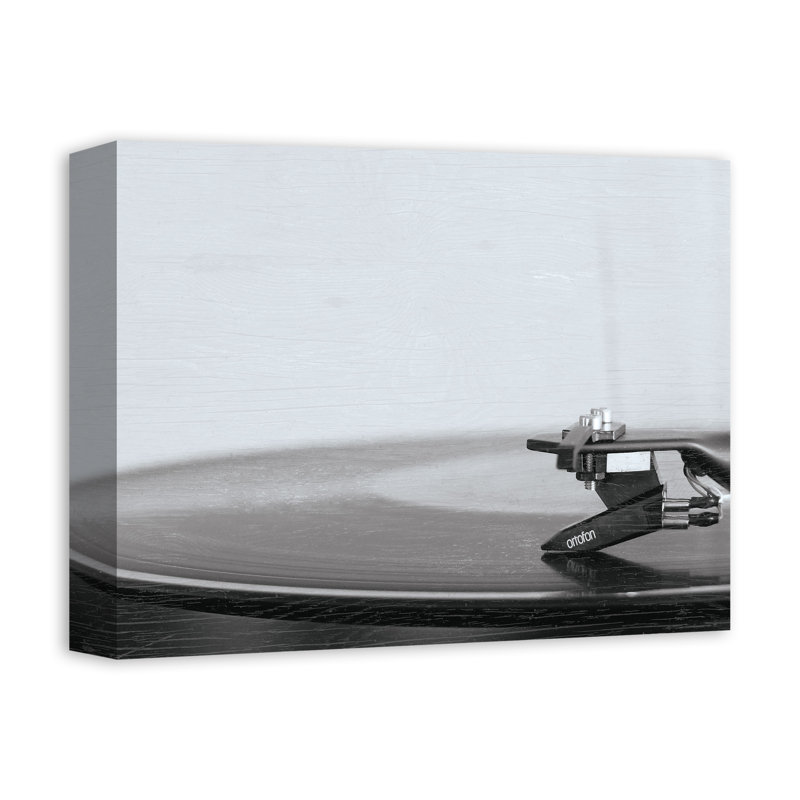 " Record Player ", 11" H x 14" W x 1.25" D