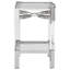 Table de bout avec rangement en verre Chaseton