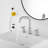 Widespread 2-handle Bathroom Faucet with Drain Assembly-82540530