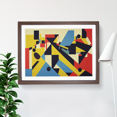Retro Suprematism Vol.2 1 Piece Single Picture Frame Wall Art
