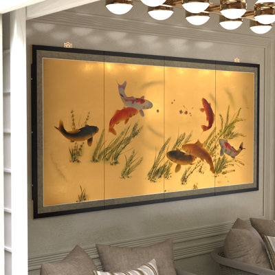 Painting on Folding Screen