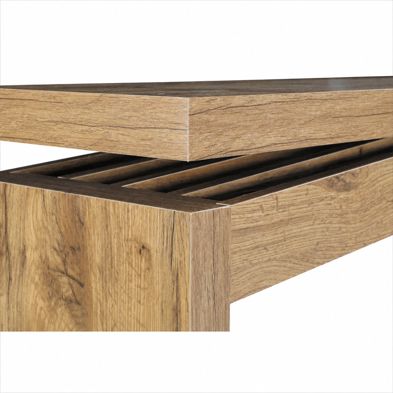 Table console étroite Caelvin de 62 po, Walnut