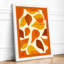 Autumn Leaves Pattern Botanical - Framed Print-1831825831-1831825886