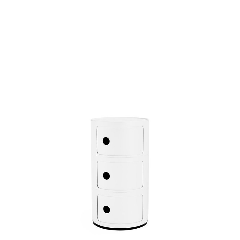 Componibili End Table, White