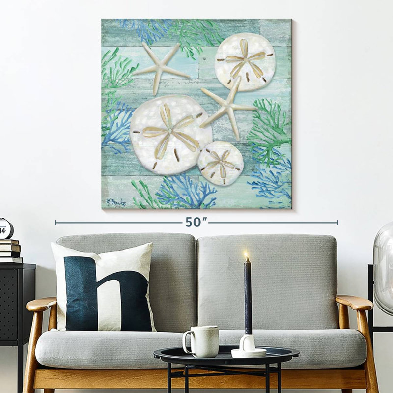 Brampt Clearwater Shells II, 33" H x 33" W