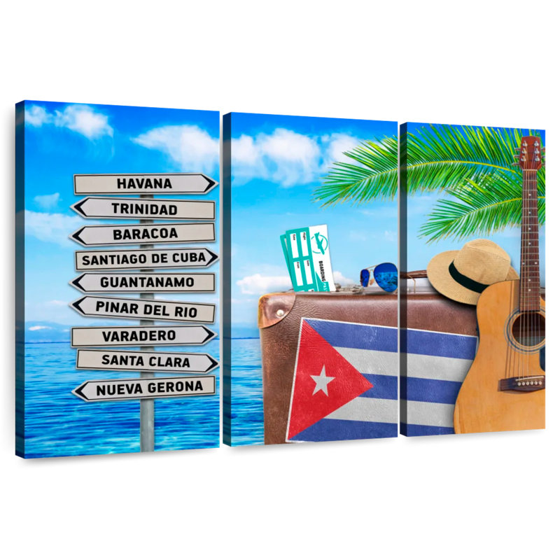 Borges Cuban Summer Holiday, H 28 po x l 45 po