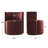 Velvet Upholstered Barrel Accent Chair with Casters-1879172446