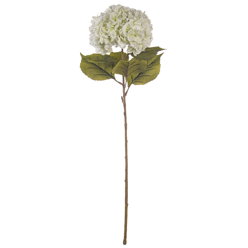 Tige d'hortensia de 42 po, Blanc, H 42 po x l 9,5 po x P 15,5 po