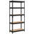 Tevis 60" H x 27.5" W x 12" D 5 Tiers Boltless Adjustable Storage Shelf Goods Rack-1090805073