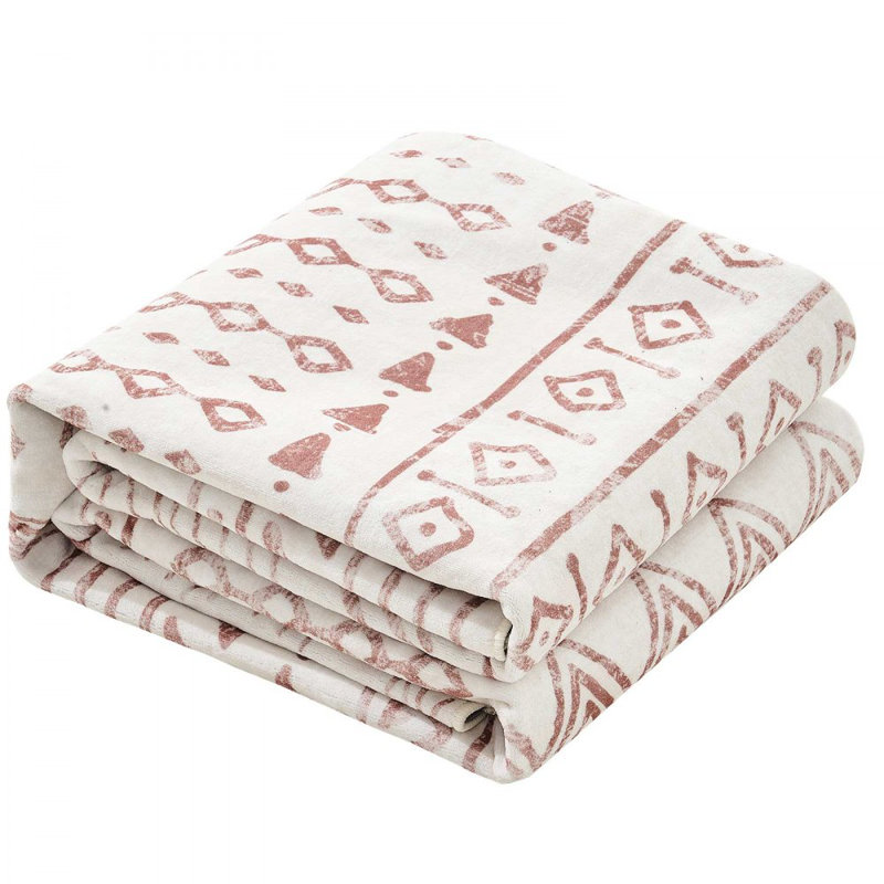 Geometric Faux Fur Area Rug, Rectangle 152.4 x 213.4cm