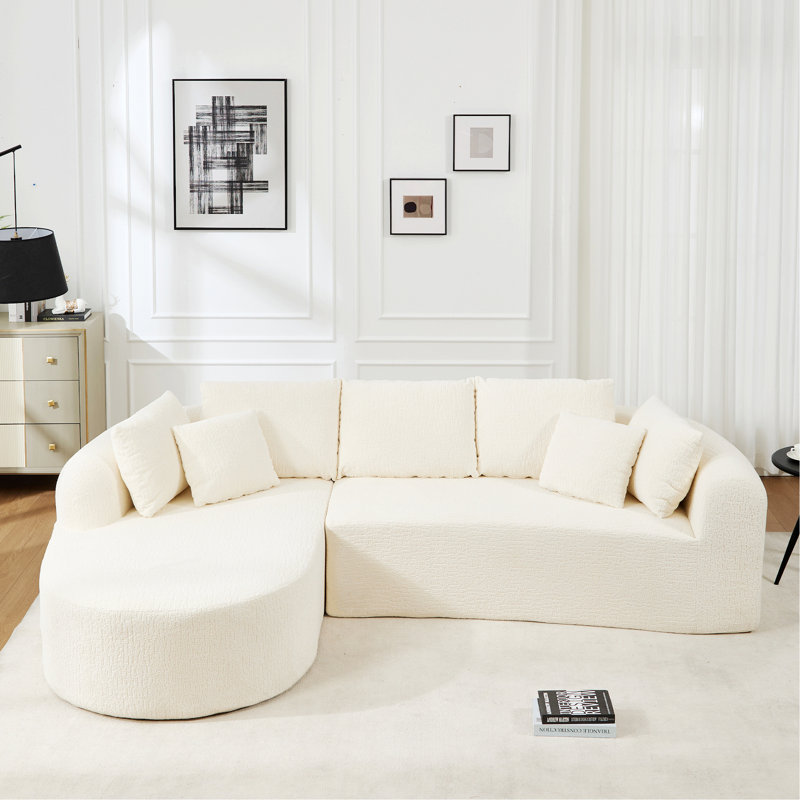 Canapé modulaire, canapé pour le salon, Blanc