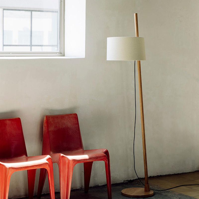 Linood 65.8268" Floor Lamp, Mink