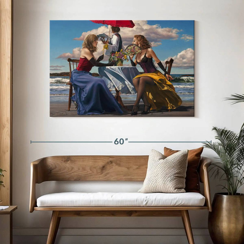 Leisha Cafe Oceanus, 32" H x 48" W
