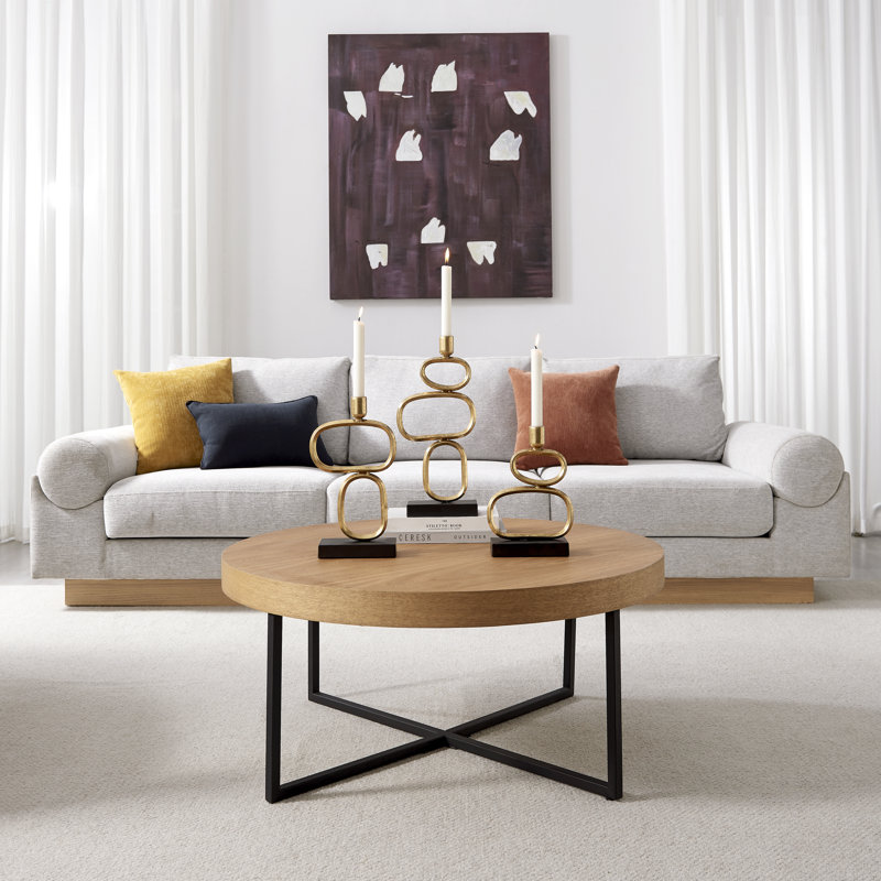 Ensemble de 3 bougeoirs Eduardo Mid-Century