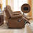 Chelliah 75.2" Wide Modern Soft Upholstered Multiple Cushion Manual Reclining Loveseat With Console-185621017