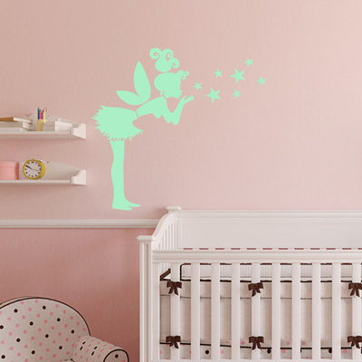 Fairy Glow in Dark Vinyl Wall Sticker