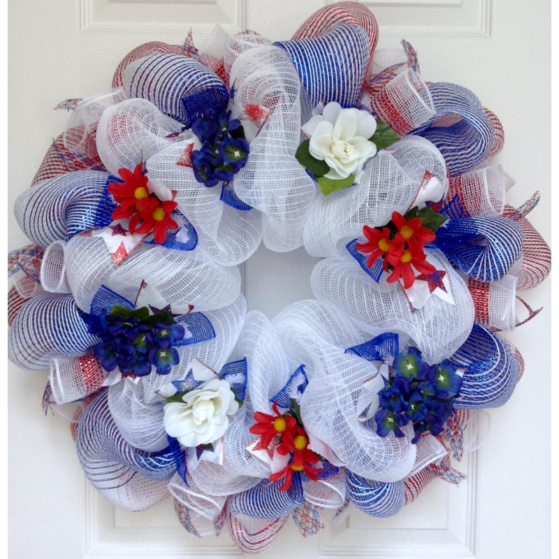 Couronne florale patriotique