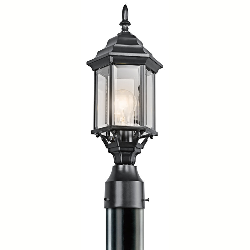 Tête de lanterne câblée à 1 lumière H 17,9 po Mahtotopa, Noir