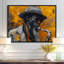 Gris gris, musique, Harlem, blues, saxophone I - décoration murale musicien-1997829678-2036062493