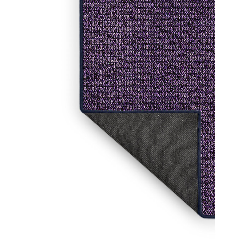 Tapis mauve en laine, Rectangle 6 pi x 9 pi