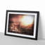 Roe Deer in Sunlight in Abstract - Picture Frame Painting Print-55762890-55762895