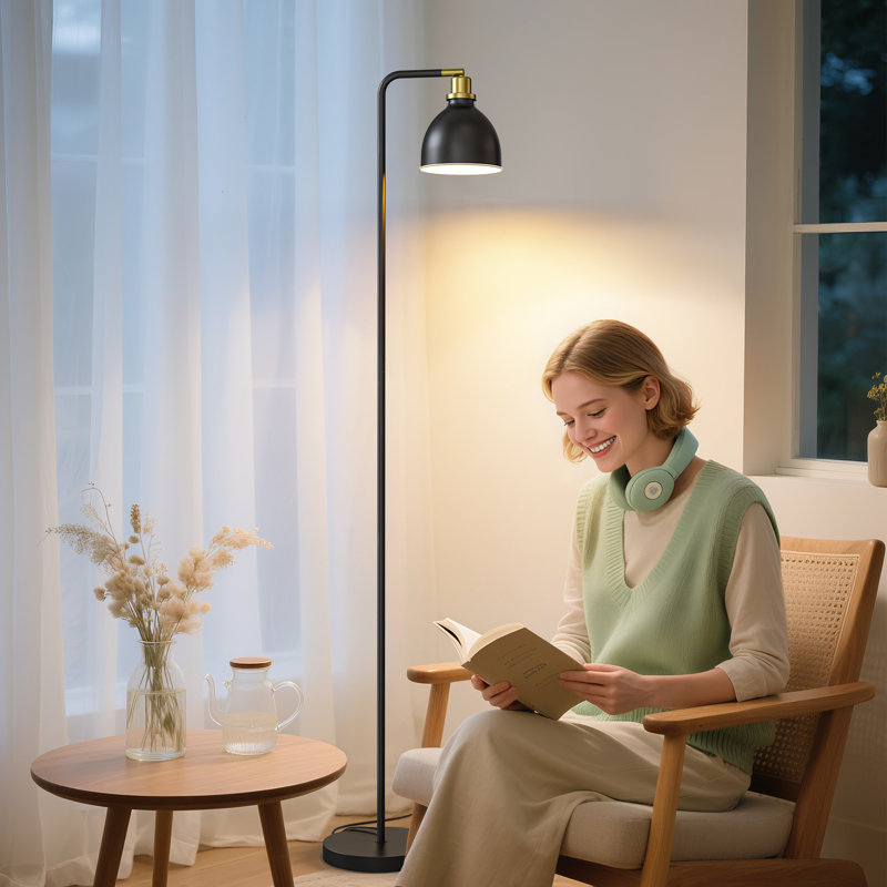 Lampe de travail 61 po avec télécommande et ampoule à DEL 61 po pour salon, chambre à coucher et bureau