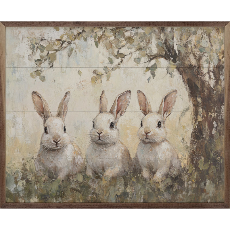 Fairytale Bunnies par Petals Prints Design, H 16 po x l 20 po