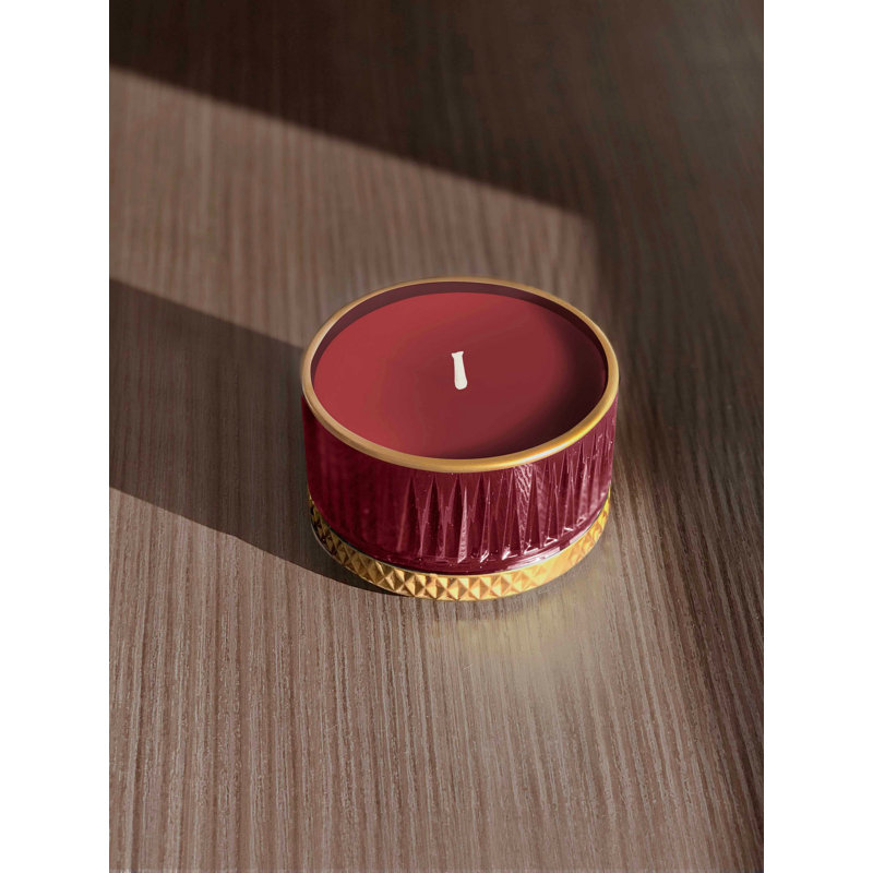 Bougie chauffe-plat non parfumée, Rouge
