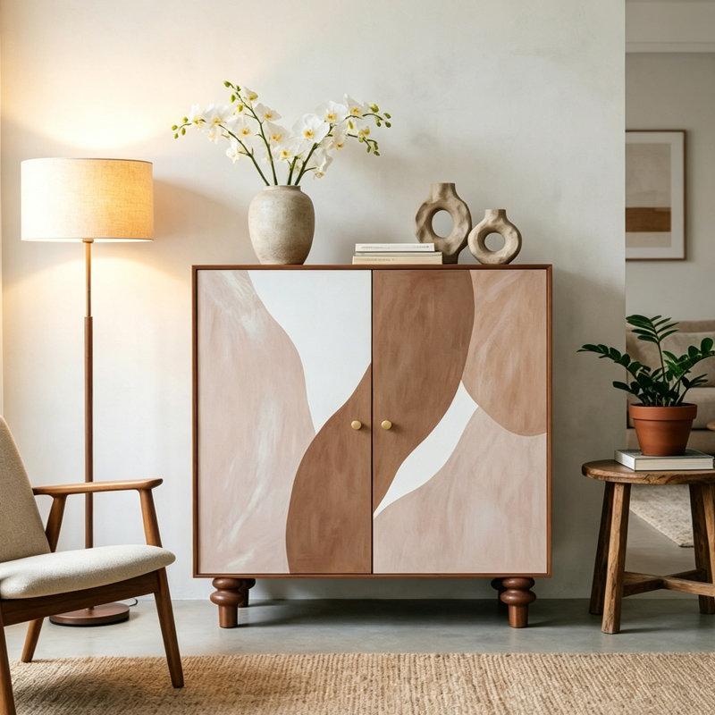 Cabine d'appoint française en bois multifonctionnelle