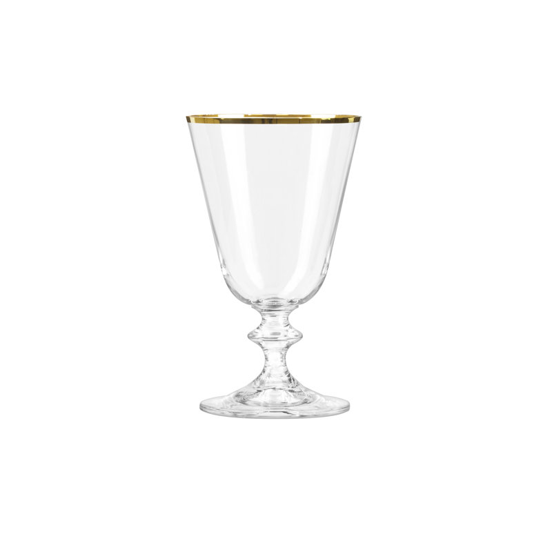 Gianara 6 oz. Ensemble de verrerie, Or / transparent, 9 oz.