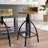 Kohlmeier Industrial Style Counter Height Stool with Adjustable Swivel Seat-1194784112