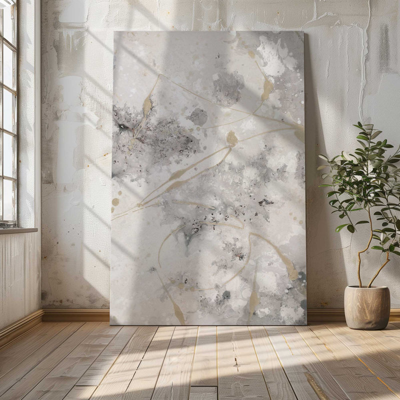 Gilded Whispers v2, grande impression sur toile, H 54 po x l 36 po