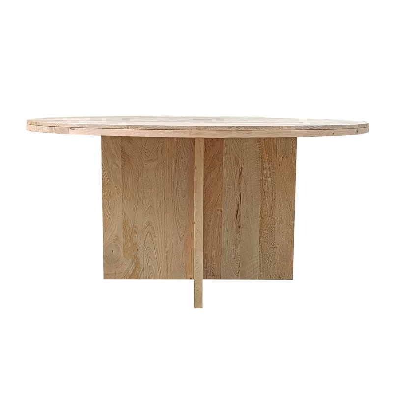 Veleria Round Solid Wood Dining Table