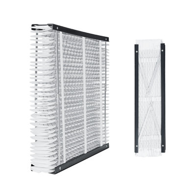 20 x 25 x 4 pouces MERV 16, filtre à air de fournaise plissé CVC (paquet de 2) - Compatible avec les systèmes AprilAire 1410, 1610, 2410 et Space Gard