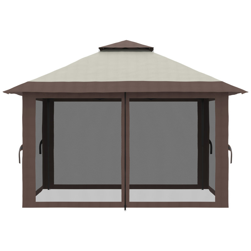 Steel Gazebo, Beige
