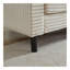 Canapé modulaire surdimensionné en U avec canapé en velours côtelé et canapé modulaire avec 2 coussins et deux pieds en plastique-225460999