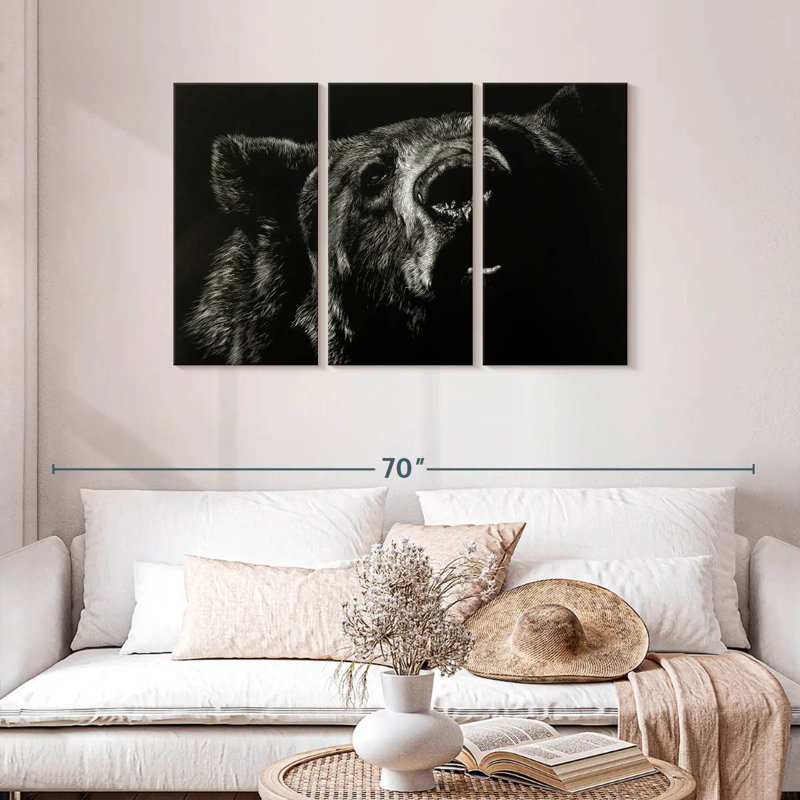 Brampt Scratchboard Critic, 28" H x 45" W