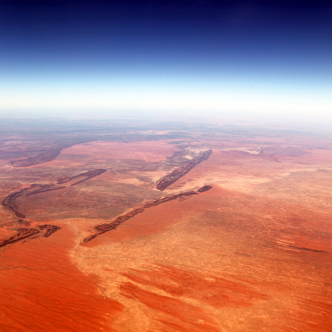 Luftaufnahme der australischen Landschaft