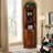 Modern Chestnut Glass Solid Manufactured Wood Accent Cabinet