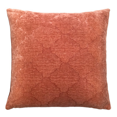 Medallion Square Woven Jacquard Pillow