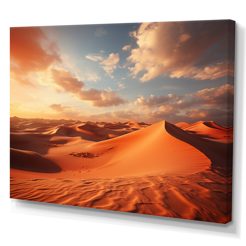 «African Sahara Dreams I» sur toile, H 30 po x l 40 po x P 1,5 po, Toile tendue