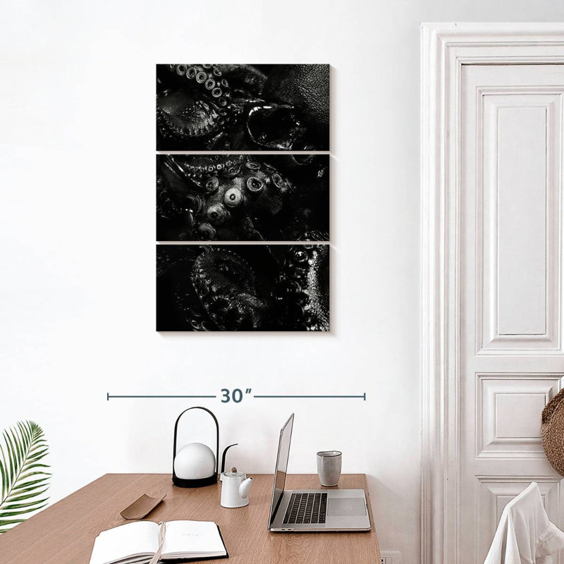 Brampt Black Octopus, 32" H x 20" W