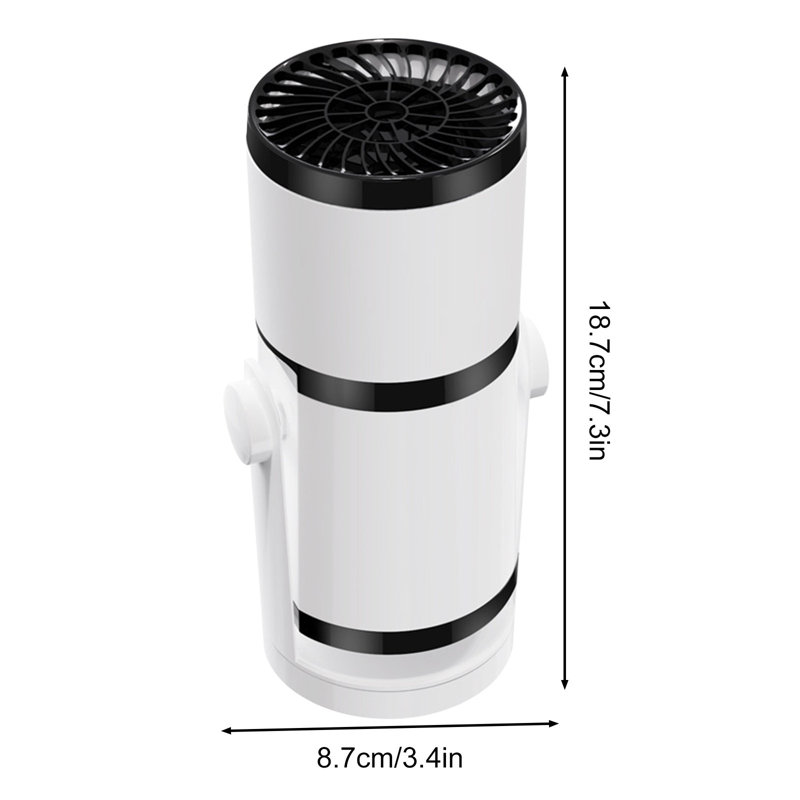 Car Heater 12V 150W Portable Windshield Defogger And Defroster 2 In1 Fast Car Heater Defroster Plug In Automobile Windscreen Fan With Suction For All Car
