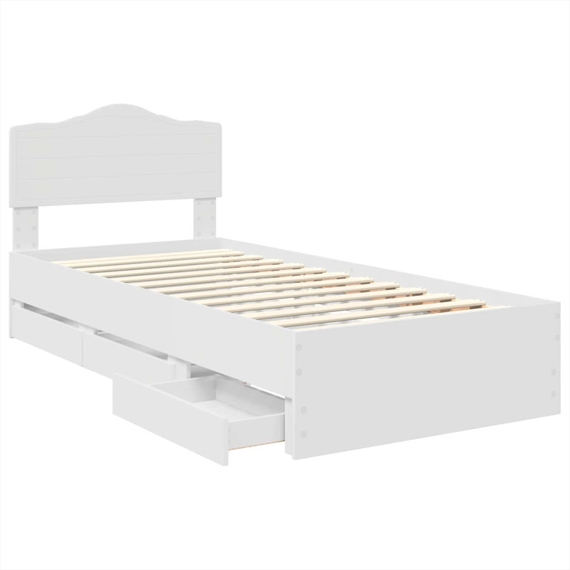 Bed, Small Single (2'6), White