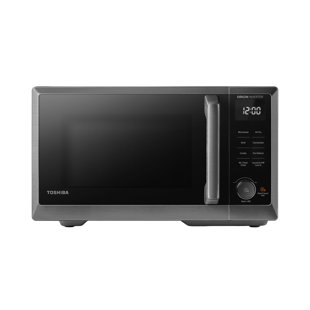 How to use the Toshiba ML-EC42P microwave's air fry function 