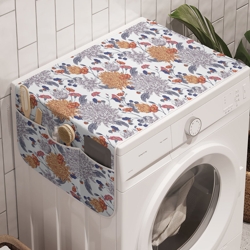 East Urban Home Vintage Botany Washing Machine Organizer Pack of 2 47" x 18.5"