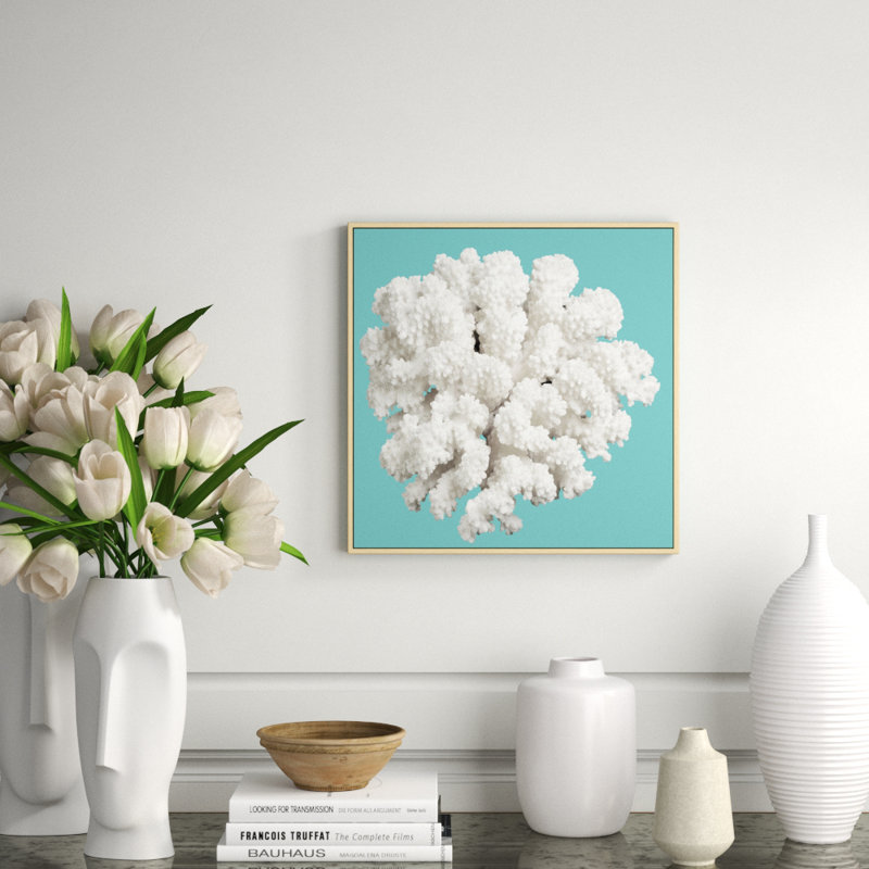 Coral Aqua 10' Framed Photographic Print
