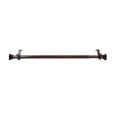 Adjustable 48 to 28 081 Single Curtain Rod