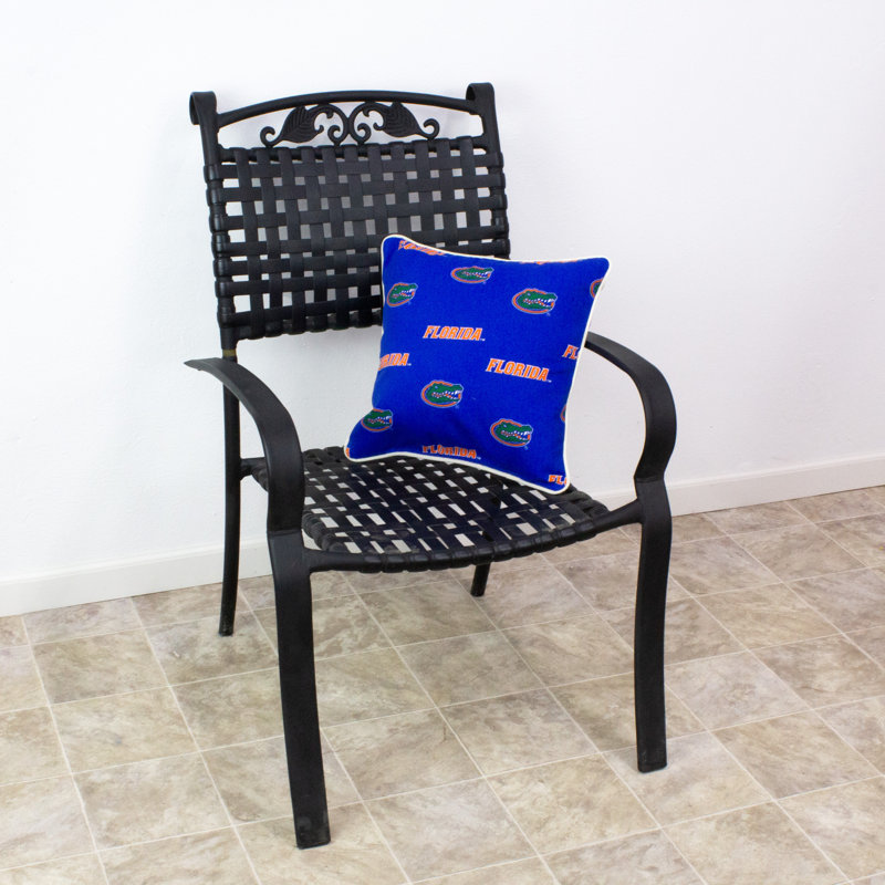 Florida Gators Blue Polyester Indoor/Outdoor Decorative Pillow